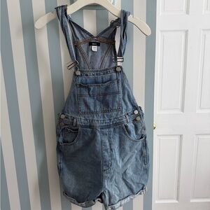 BDG Light Blue Denim Overalls